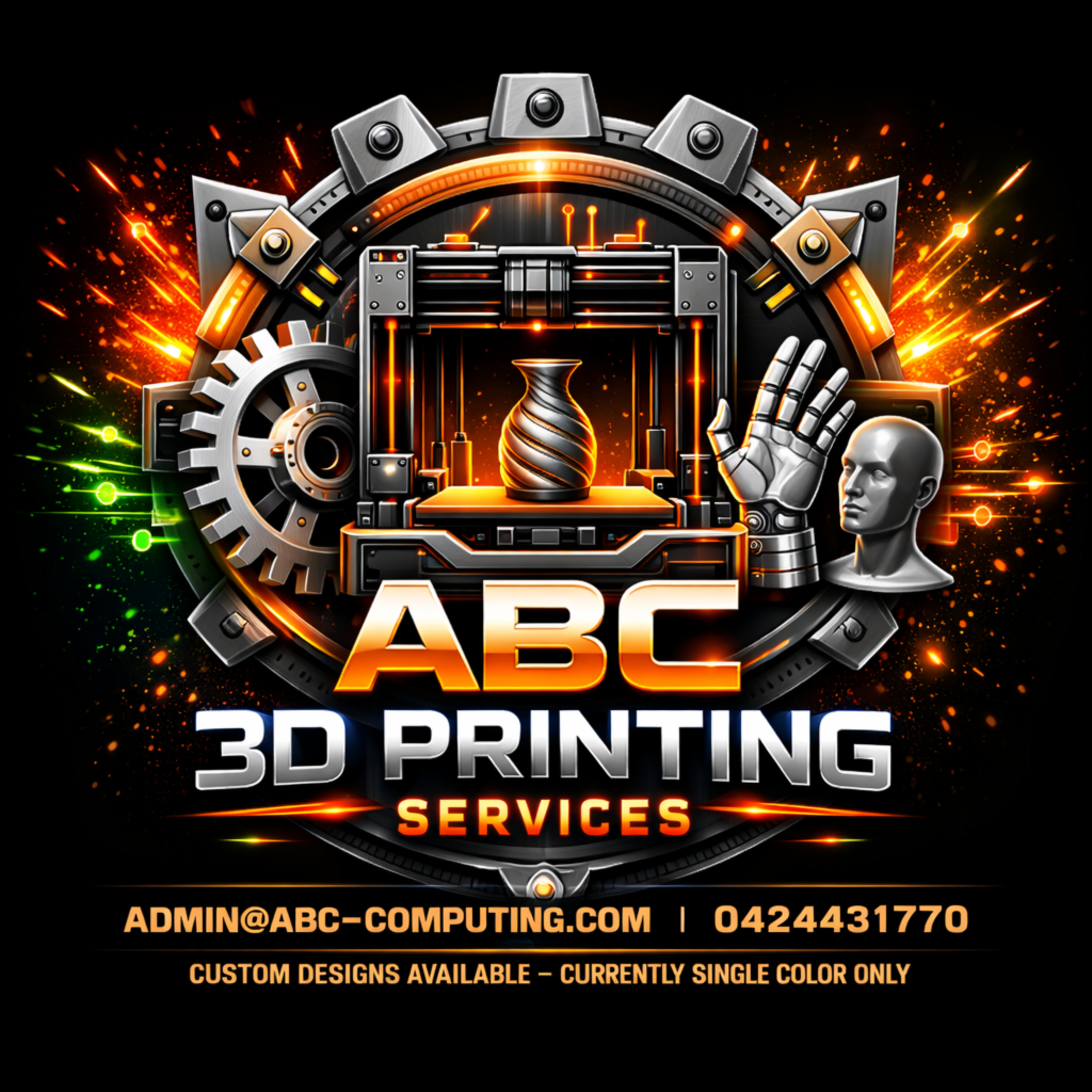 ABC 3D Printing artwork