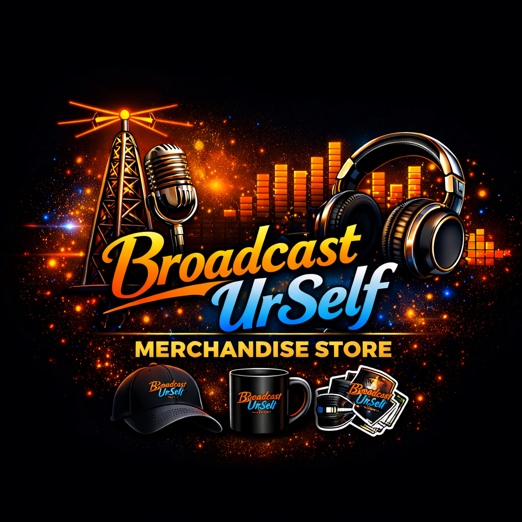 Broadcasturself merchandise store artwork